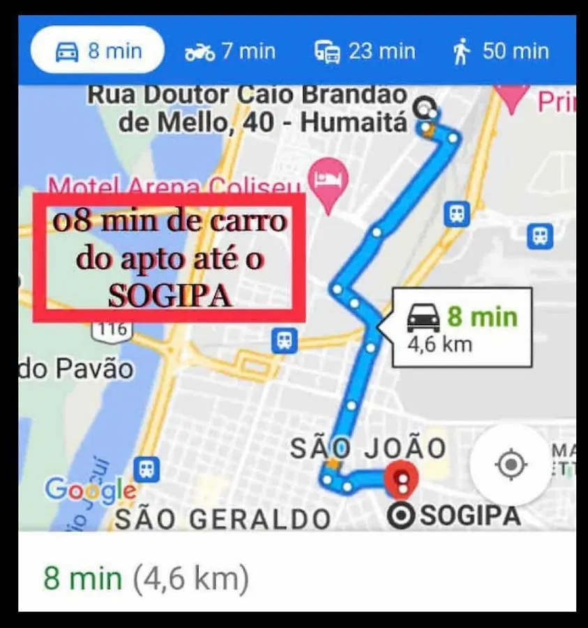 דירות פורטו אלגרה Apartamento Familiar Com Estacionamento ברזיל